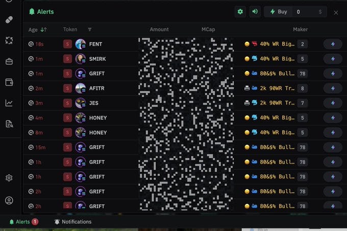 multi-wallet tracking on bullx neo