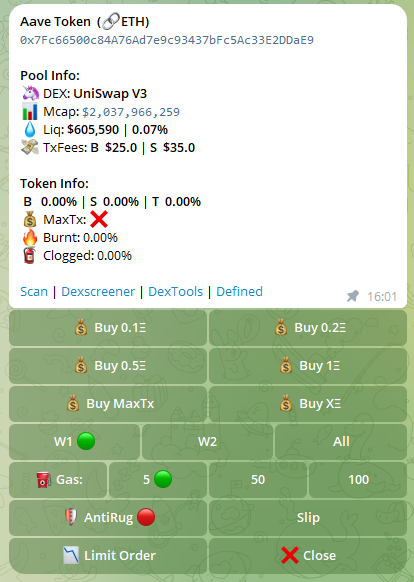 trading with sigma bot